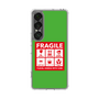 スリムプロテクションケース［ FRAGILE Sticker - Green ］