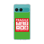 スリムプロテクションケース［ FRAGILE Sticker - Green ］