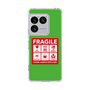 スリムプロテクションケース［ FRAGILE Sticker - Green ］
