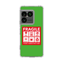 スリムプロテクションケース［ FRAGILE Sticker - Green ］