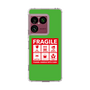 スリムプロテクションケース［ FRAGILE Sticker - Green ］
