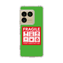 スリムプロテクションケース［ FRAGILE Sticker - Green ］