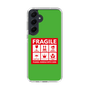 スリムプロテクションケース［ FRAGILE Sticker - Green ］