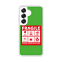 スリムプロテクションケース［ FRAGILE Sticker - Green ］