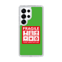 スリムプロテクションケース［ FRAGILE Sticker - Green ］