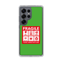 スリムプロテクションケース［ FRAGILE Sticker - Green ］