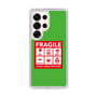 スリムプロテクションケース［ FRAGILE Sticker - Green ］