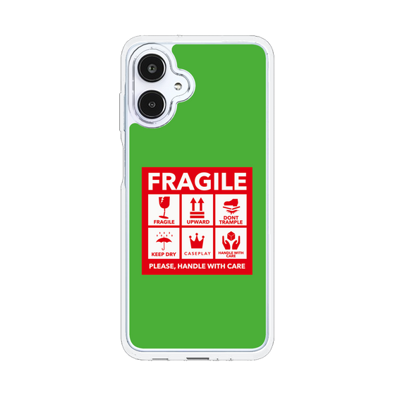 スリムプロテクションケース［ FRAGILE Sticker - Green ］
