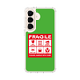 スリムプロテクションケース［ FRAGILE Sticker - Green ］