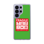 スリムプロテクションケース［ FRAGILE Sticker - Green ］
