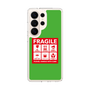 スリムプロテクションケース［ FRAGILE Sticker - Green ］
