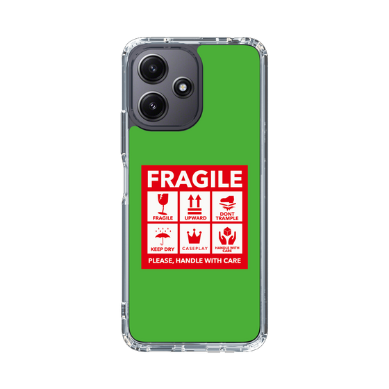 スリムプロテクションケース［ FRAGILE Sticker - Green ］