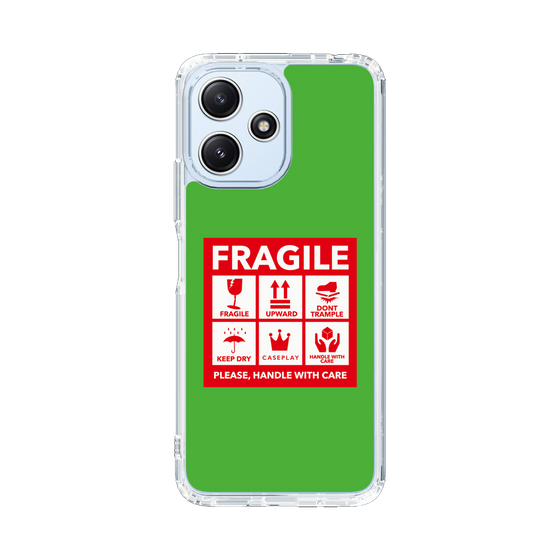 スリムプロテクションケース［ FRAGILE Sticker - Green ］