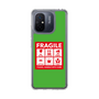 スリムプロテクションケース［ FRAGILE Sticker - Green ］
