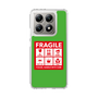 スリムプロテクションケース［ FRAGILE Sticker - Green ］