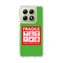 スリムプロテクションケース［ FRAGILE Sticker - Green ］