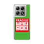 スリムプロテクションケース［ FRAGILE Sticker - Green ］