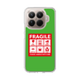 スリムプロテクションケース［ FRAGILE Sticker - Green ］