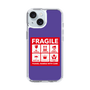 スリムプロテクションケース［ FRAGILE Sticker - Purple ］