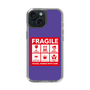 スリムプロテクションケース［ FRAGILE Sticker - Purple ］