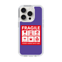 スリムプロテクションケース［ FRAGILE Sticker - Purple ］