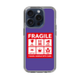 スリムプロテクションケース［ FRAGILE Sticker - Purple ］