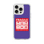 スリムプロテクションケース［ FRAGILE Sticker - Purple ］