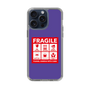 スリムプロテクションケース［ FRAGILE Sticker - Purple ］