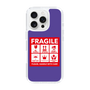 スリムプロテクションケース［ FRAGILE Sticker - Purple ］