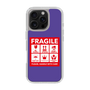 スリムプロテクションケース［ FRAGILE Sticker - Purple ］