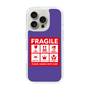 スリムプロテクションケース［ FRAGILE Sticker - Purple ］