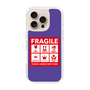 スリムプロテクションケース［ FRAGILE Sticker - Purple ］