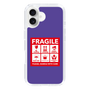 スリムプロテクションケース［ FRAGILE Sticker - Purple ］