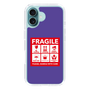 スリムプロテクションケース［ FRAGILE Sticker - Purple ］