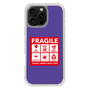 スリムプロテクションケース［ FRAGILE Sticker - Purple ］