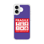 スリムプロテクションケース［ FRAGILE Sticker - Purple ］