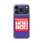 スリムプロテクションケース［ FRAGILE Sticker - Purple ］