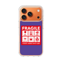 スリムプロテクションケース［ FRAGILE Sticker - Purple ］