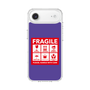 スリムプロテクションケース［ FRAGILE Sticker - Purple ］