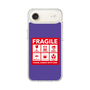 スリムプロテクションケース［ FRAGILE Sticker - Purple ］