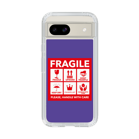 スリムプロテクションケース［ FRAGILE Sticker - Purple ］