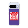 スリムプロテクションケース［ FRAGILE Sticker - Purple ］