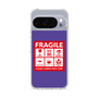 スリムプロテクションケース［ FRAGILE Sticker - Purple ］