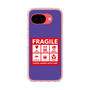 スリムプロテクションケース［ FRAGILE Sticker - Purple ］