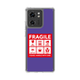 スリムプロテクションケース［ FRAGILE Sticker - Purple ］