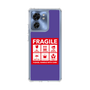 スリムプロテクションケース［ FRAGILE Sticker - Purple ］