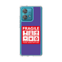 スリムプロテクションケース［ FRAGILE Sticker - Purple ］