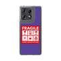 スリムプロテクションケース［ FRAGILE Sticker - Purple ］