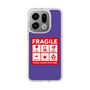 スリムプロテクションケース［ FRAGILE Sticker - Purple ］