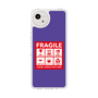 スリムプロテクションケース［ FRAGILE Sticker - Purple ］